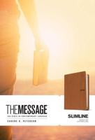 The Message Slimline (Leather-Look, Saddle Tan)