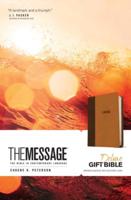 The Message Deluxe Gift Bible (Leather-Look, Brown/Saddle Tan)