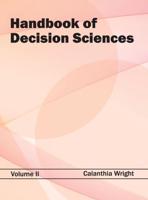 Handbook of Decision Sciences: Volume II