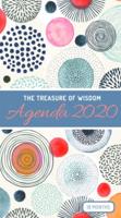 The Treasure of Wisdom - 2020 Pocket Planner - Peach and Smokey Gray Geometric Circles