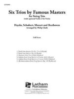 Six Trios by Famous Masters (Score)
