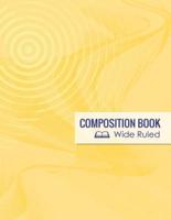 Composition Book, Wide Ruled