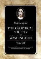 Bulletin of the Philosophical Society of Washington