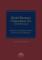 Model Business Corporation Act (2016 Revision)
