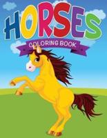 Horses Coloring Book