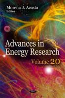 Advances in Energy Research. Volume 20