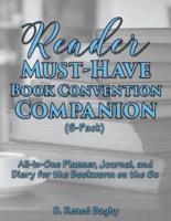 Reader Must-Have Book Convention Companion (6-Pack): All-in-One Planner, Journal, and Diary for the Bookworm on the Go
