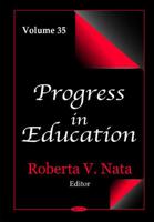 Progress in Education. Volume 35