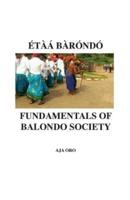 Fundamentals of Balondo Society