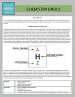 Chemistry Basics  (Speedy Study Guide)