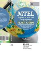 MTEL English as a Second Language (54) Flash Cards Book