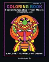 African Masked Theme Coloring Book