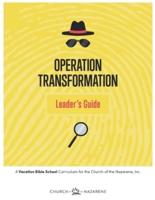 Operation Transformation: Vacation Bible School