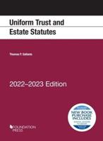 Uniform Trust and Estate Statutes