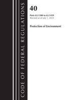 Code of Federal Regulations, Title 40 Protection of the Environment 63.1200-63.1439, Revised as of July 1, 2023