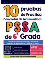 10 Pruebas De Práctica Completas De Matemáticas PSSA De 6° Grado