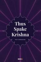 Thus Spake Krishna