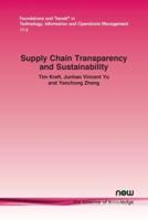 Supply Chain Transparency and Sustainability