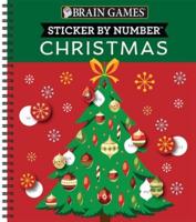 Brain Games - Sticker by Number: Christmas (28 Images to Sticker - Christmas Tree Cover)