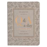 Q&A a Day: Three Year Prompted Journal for Christian Women 365 Questions, Faux Leather, Taupe