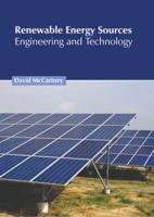 Renewable Energy Sources: Engineering and Technology