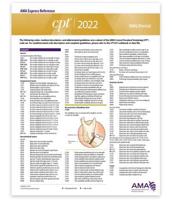CPT Express Reference Coding Card 2022: OMS/Dental