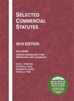 Selected Commercial Statutes, 2018 Edition