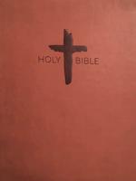 KJVER Sword Study Bible Giant Print Value Edition Chestnut Cross Motif Indexed