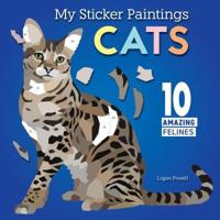 My Sticker Paintings: Cats