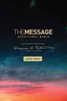 The Message Devotional Bible, Large Print (Hardcover)