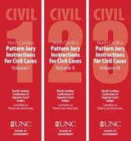 North Carolina Pattern Jury Instructions for Civil Cases. Volumes 1-3