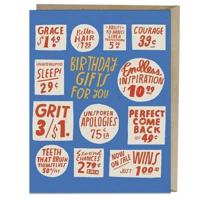 Lisa Congdon Store Signs Birthday Card