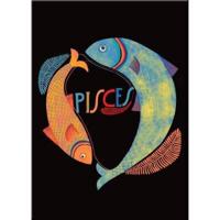 Lisa Congdon for Em & Friends Pisces Zodiac Magnet