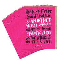 6-Pack Em & Friends Every Great Woman Card