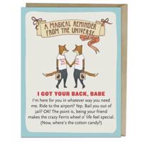 6-Pack Em & Friends Got Your Back Affirmators! Greeting Cards