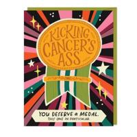 6-Pack Em & Friends Kicking Cancer's Ass Sticker Cards