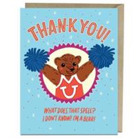 6-Pack Em & Friends Thank You, I'm a Bear! Thank You Cards