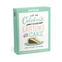 Em & Friends Celebrate With Cake Card, Box of 8 Single Birthday Cards