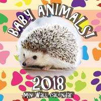 Baby Animals! 2018 Mini Wall Calendar