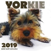 Yorkie 2019 Mini Wall Calendar