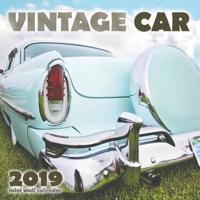 Vintage Car 2019 Mini Wall Calendar