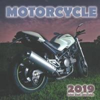 Motorcycle 2019 Mini Wall Calendar