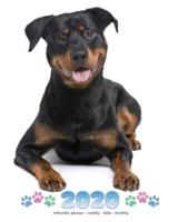 2020 Rottweiler Planner - Weekly - Daily - Monthly