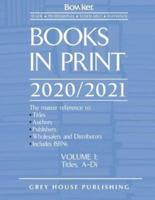 Books in Print - 7 Volume Set, 2020/21