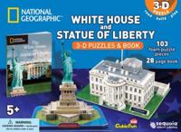National Geographic White House and Statue of Liberty