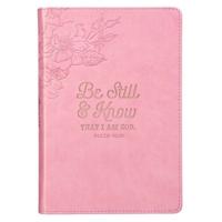 Journal Slimline Luxleather Be Still & Know - Psa 46:10