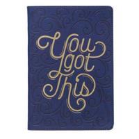 With Love Classic Journal You Got This Inspirational Notebook W/Ribbon Marker, Faux Leather Flexcover, 336 Lined Pages [Leather Bound] With Love