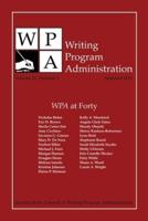 WPA: Writing Program Administration 42.3 (Summer 2019)