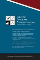WPA: Writing Program Administration 45.1 (Fall 2021)