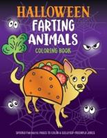 Halloween Farting Animals Coloring Book